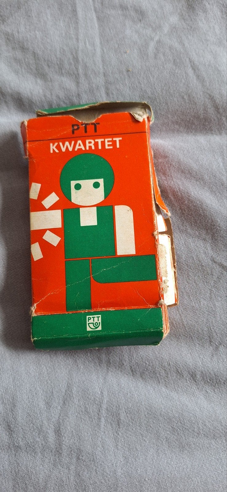 Antiek PTT kwartetspel - Compleet collectors item, Verzamelen, Ophalen of Verzenden, Gebruikt