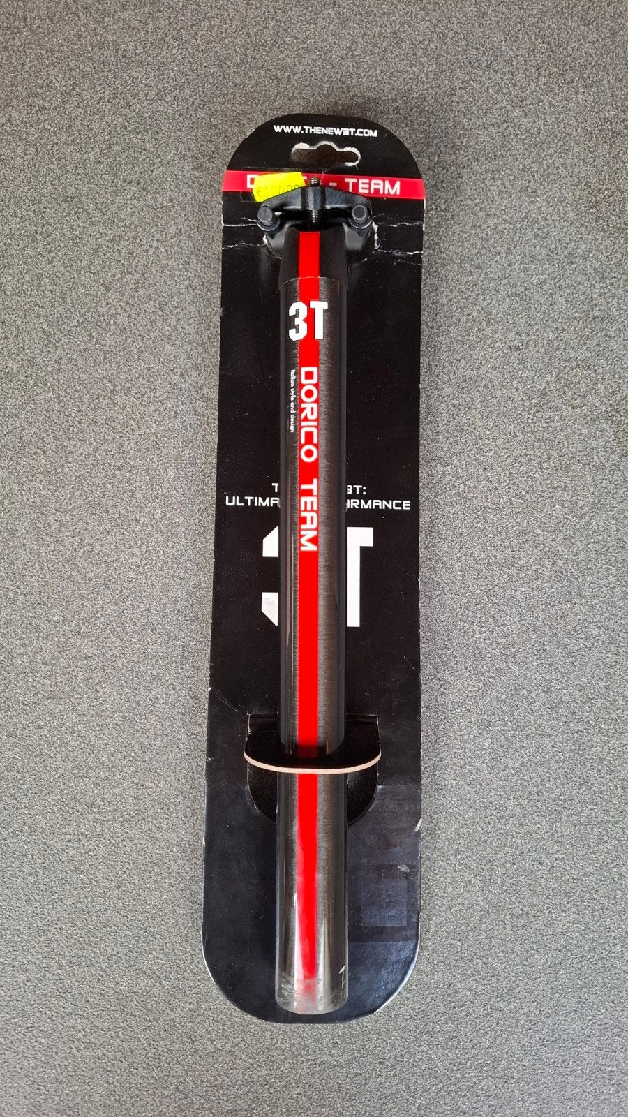 3T Dorico Team Carbon Zadelpen dia 31.6mm lengte 350mm, Fietsen en Brommers, Fietsonderdelen, 3T, Overige typen, Nieuw, Ophalen of Verzenden