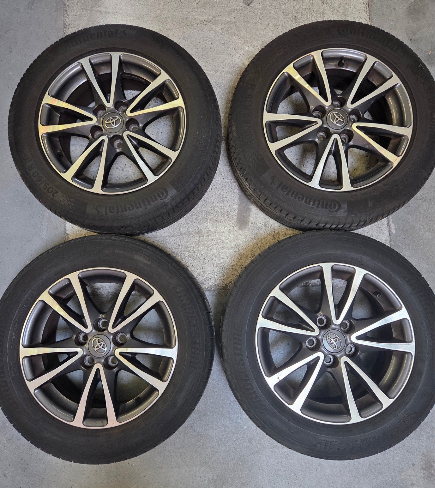 Toyota velgen, Auto-onderdelen, Banden en Velgen, Ophalen, Gebruikt, 16 inch, Banden en Velgen