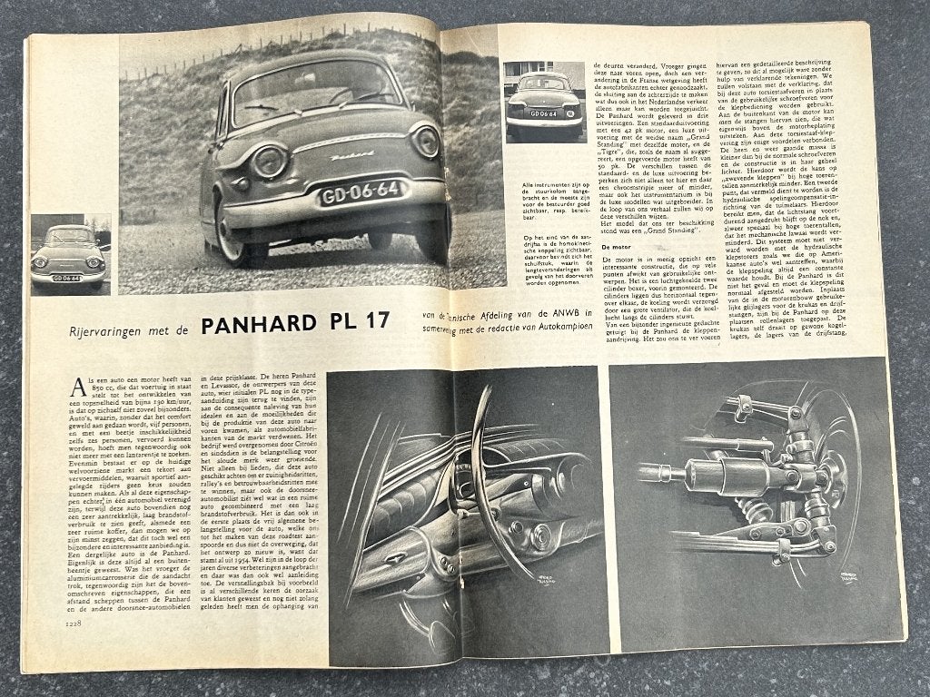 Panhard PL17 test in Autokampioen 1962, Boeken, Gelezen, Ophalen of Verzenden, Autokampioen, Overige merken