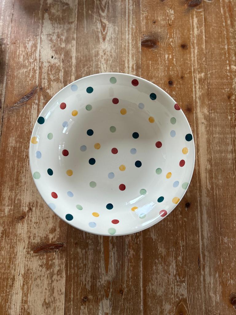 Emma Bridgewater Polkadot Salade/Pastaschaal - Nieuw, Ophalen, Nieuw, Schaal of Schalen, Overige stijlen