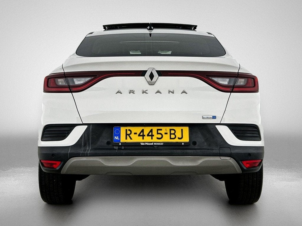 Renault Arkana 1.6 E-Tech Hybrid 145 Intens | Automaat | App, Auto's, Renault, Gebruikt, Euro 6, Leder en Stof, Wit