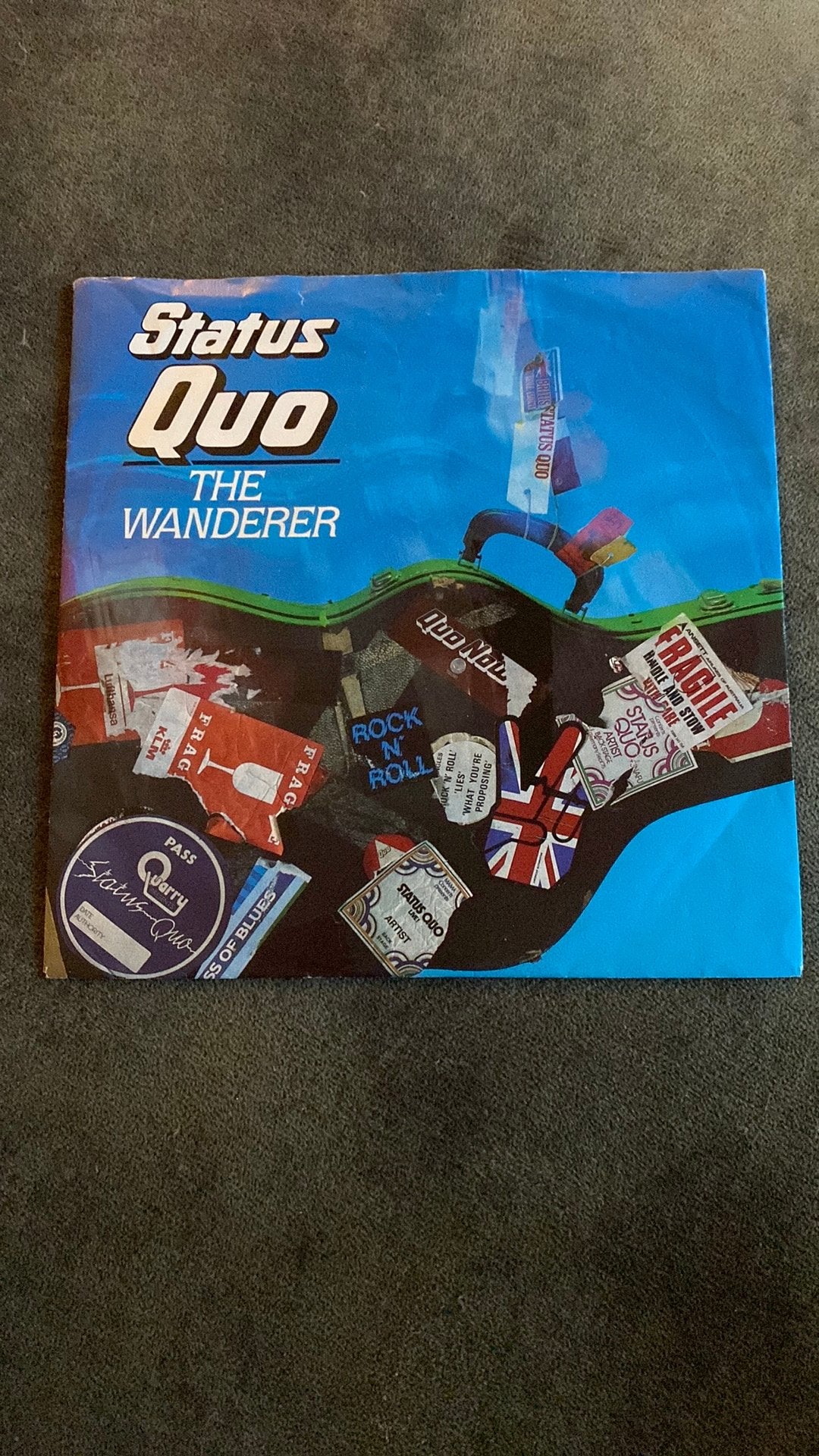 Vinyl single Status Quo - The wanderer, Ophalen of Verzenden, Zo goed als nieuw, Rock en Metal
