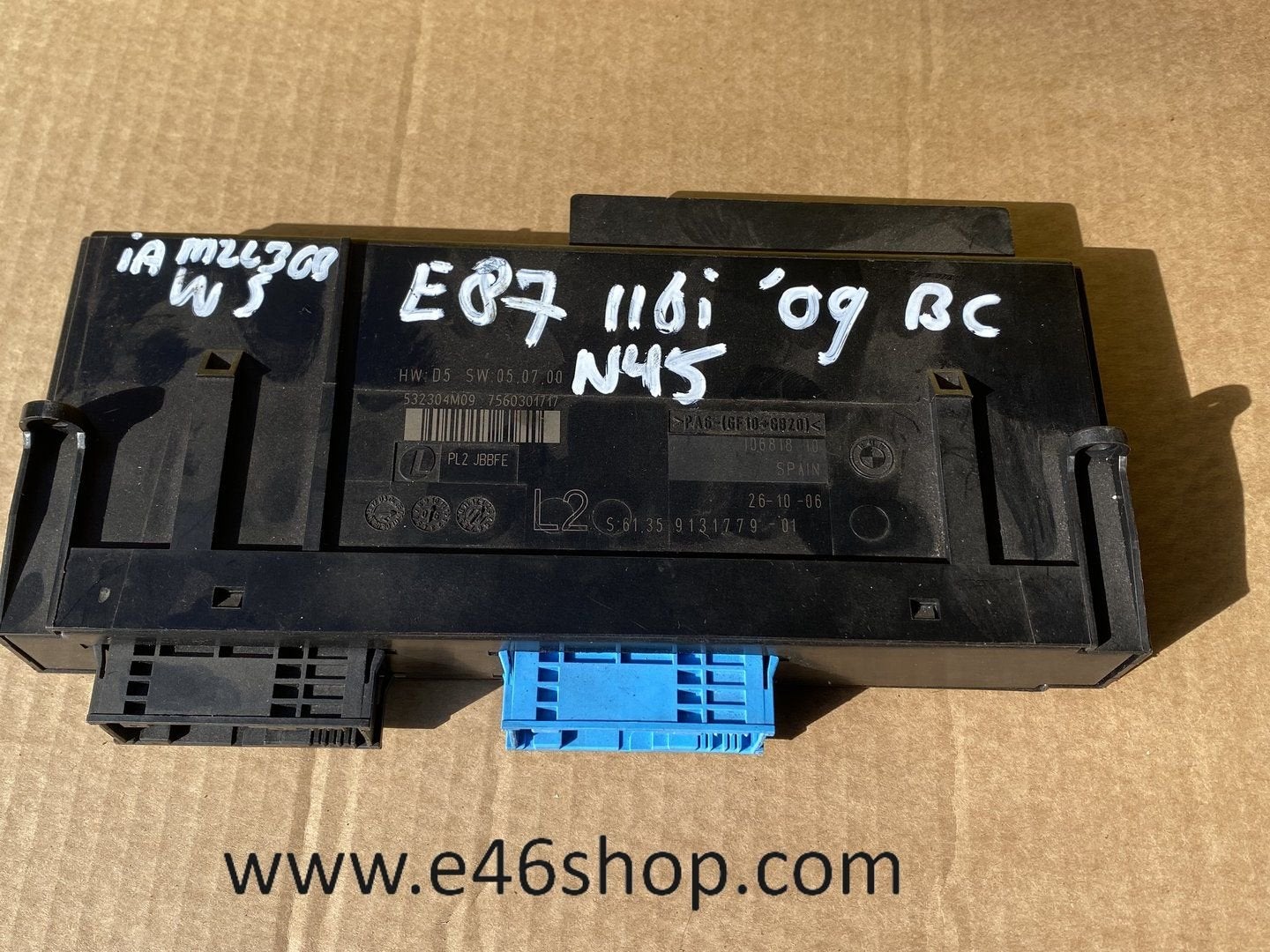 COMFORTMODUEL BMW 1 SERIE  E87 OEM 9131779, Gebruikt, -, -, Ophalen of Verzenden