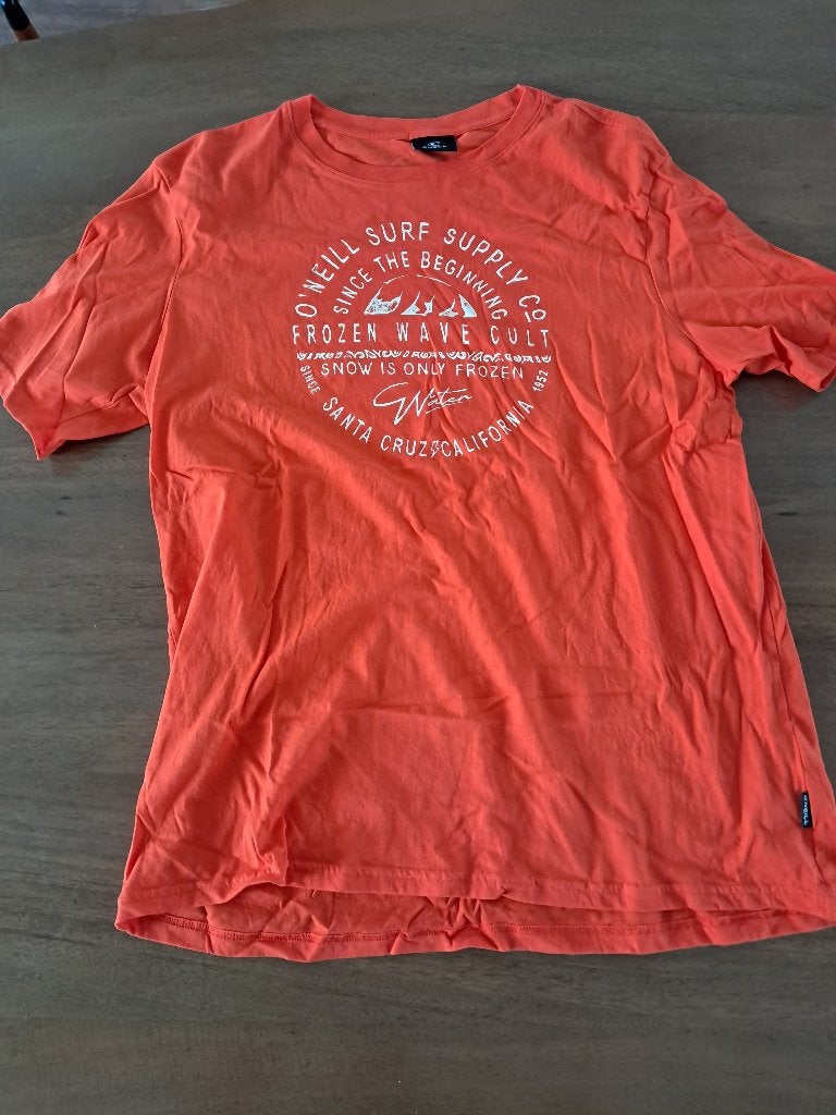 T-shirt O'Neill Oranje, Maat 52/54 (L), Verzenden, O'Neill, Oranje