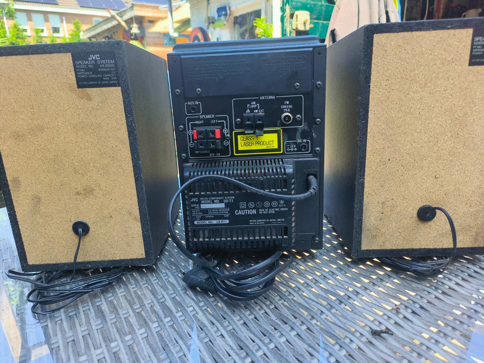 JVC Micro Component System UX-T1 met speakers, Ophalen, Gebruikt, JVC, Tuner of Radio