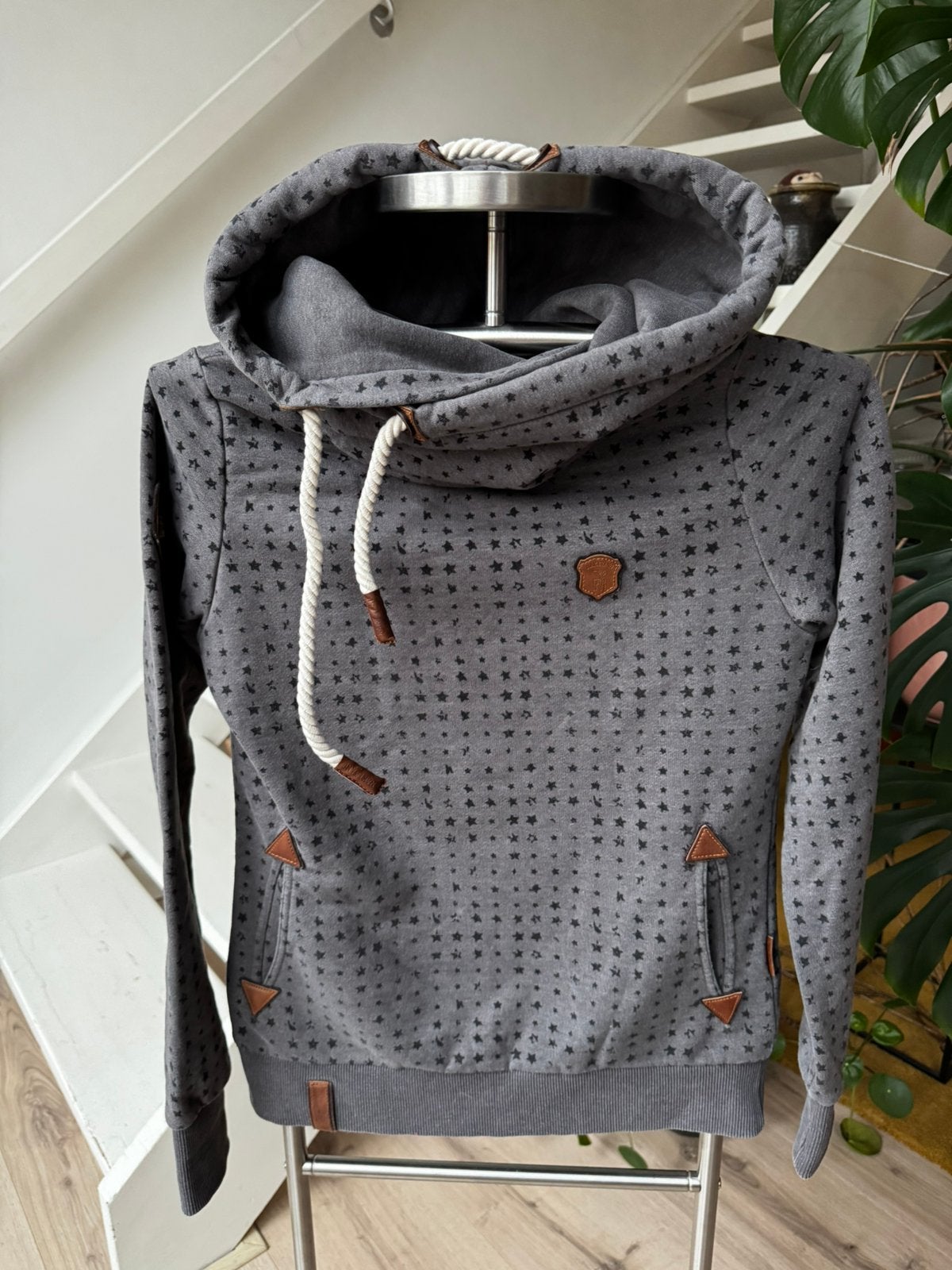 Sweater by Naketano/ Grey Melange, Maat 38/40 (M), Ophalen of Verzenden, Zo goed als nieuw, Grijs