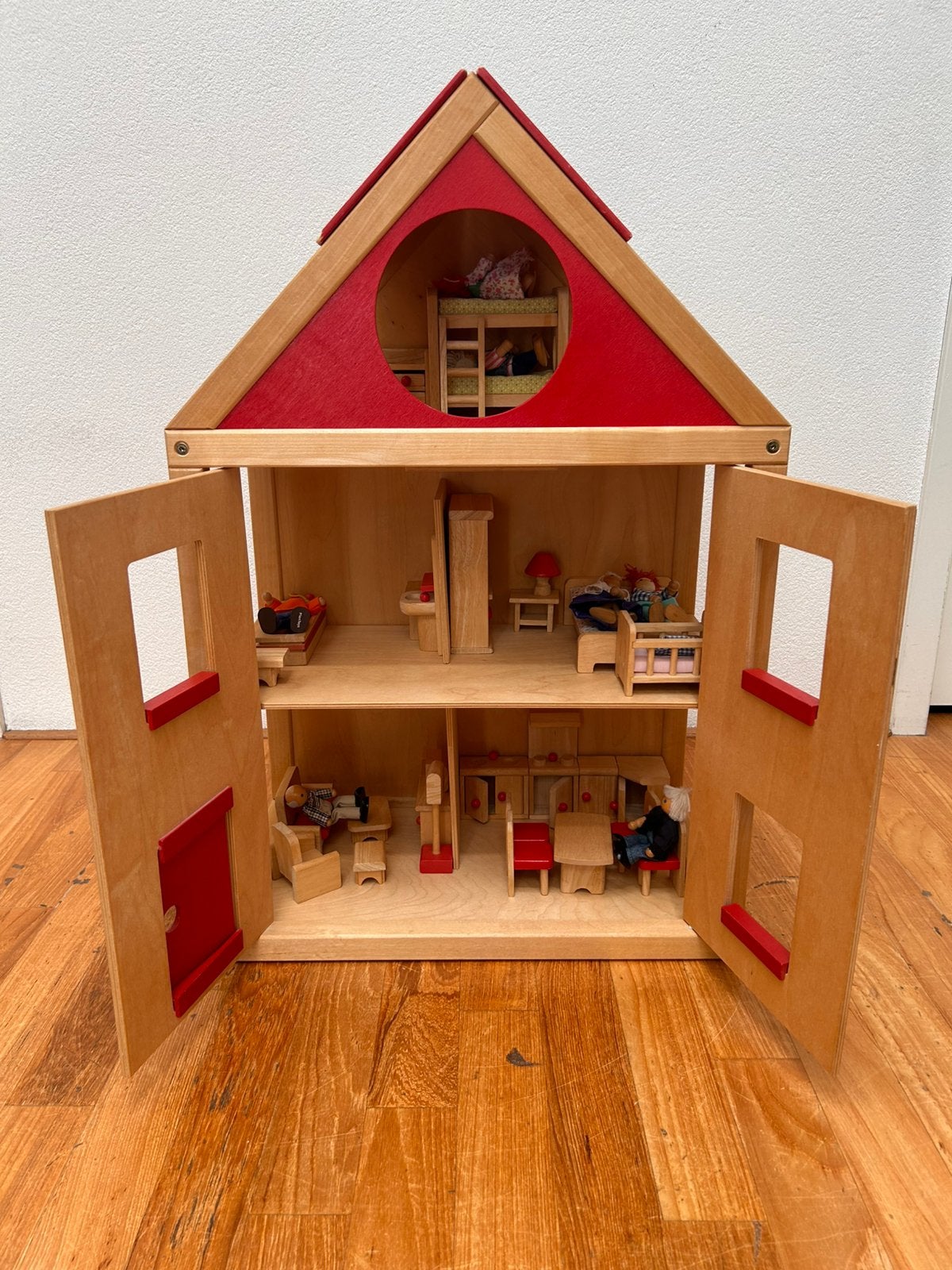Houten Poppenhuis, Ophalen, Gebruikt, Poppenhuis