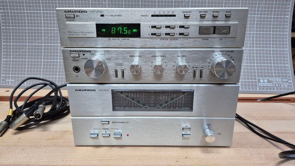 Mini Stereo set Grundig (vintage), Ophalen of Verzenden, Gebruikt, Overige merken
