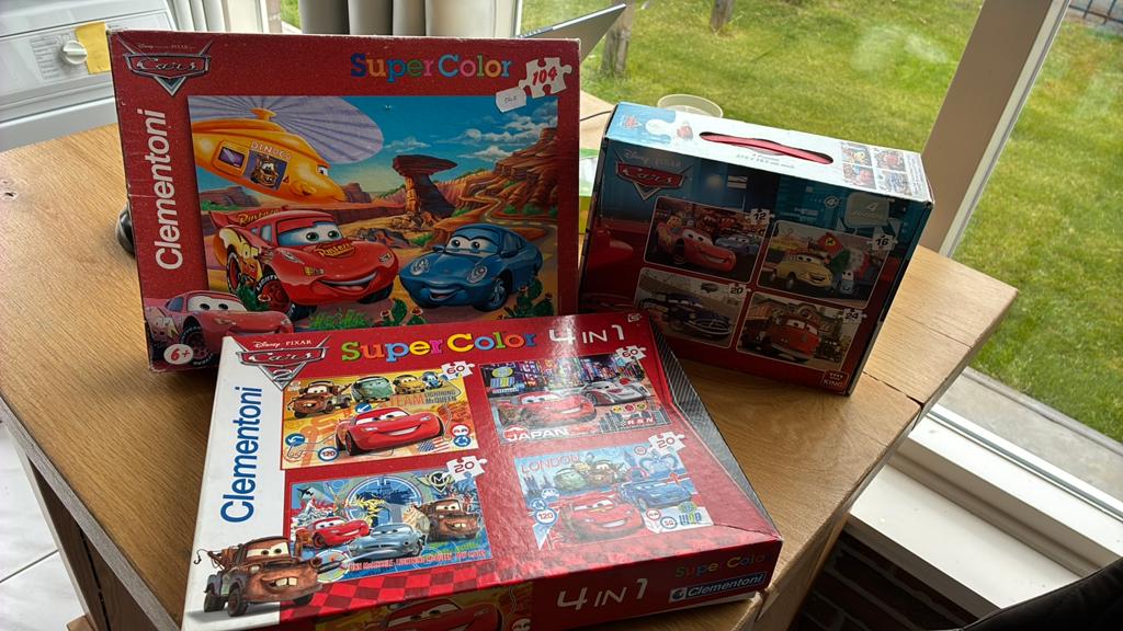 Cars puzzels, Ophalen of Verzenden, 10 tot 50 stukjes