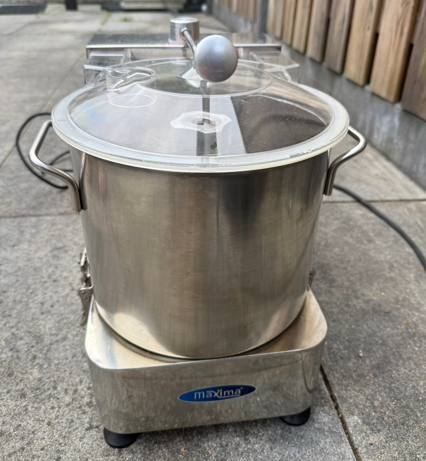 Maxima Keukenmachine / Cutter 9L RVS – zo goed als nieuw, Ophalen, Zo goed als nieuw, Gietijzer