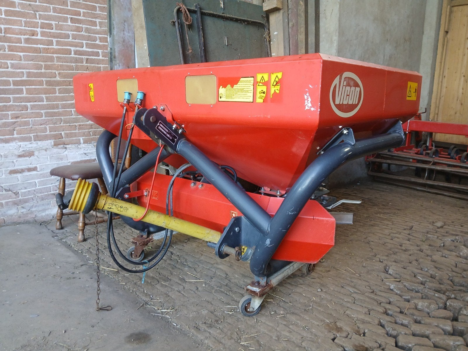 Vicon RS-C kunstmestrooier, Ophalen, Weidebouw