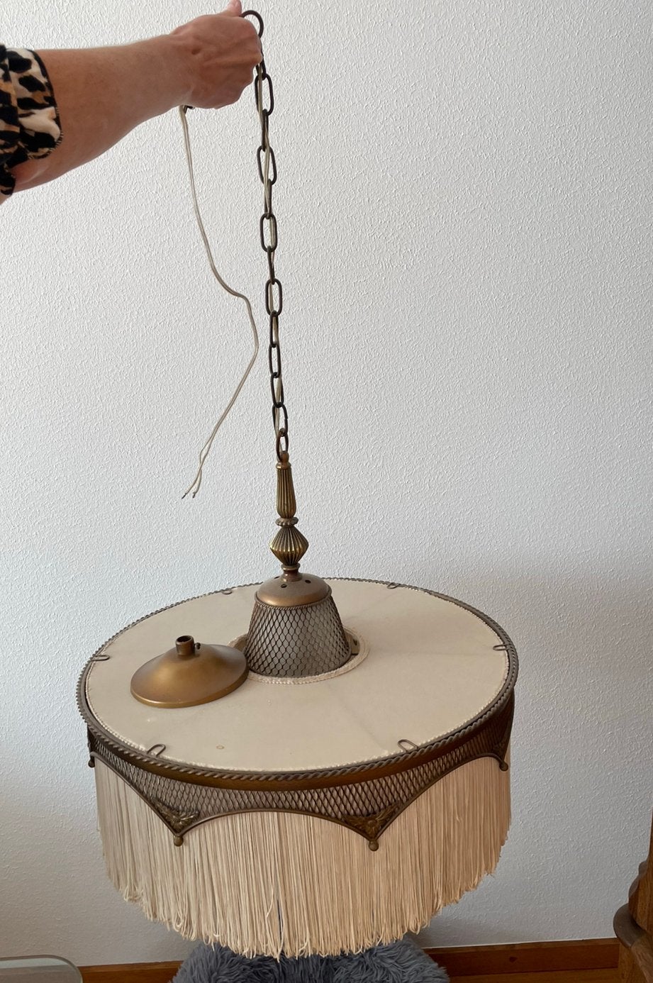 Leo Koek Hanglamp doorsnee 55cm, Antiek en Kunst, Antiek | Lampen, Ophalen