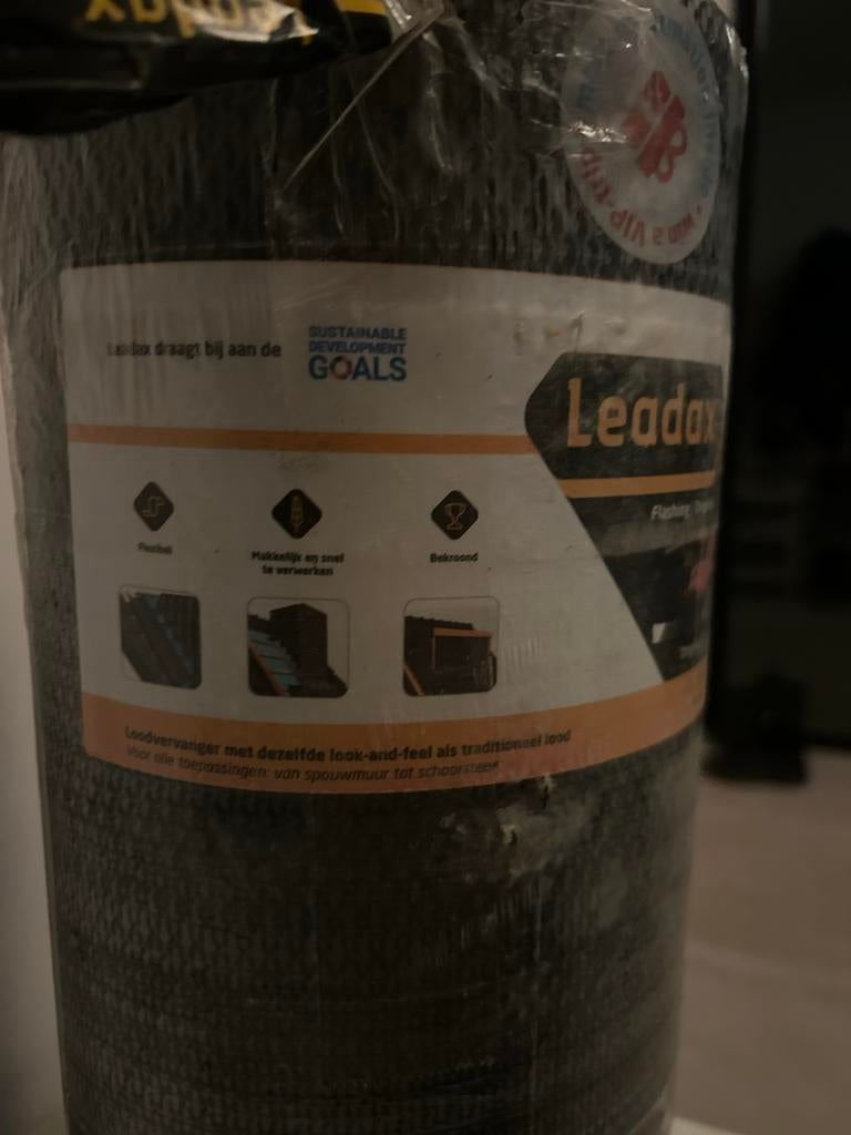 Nieuwe rol Leadax Loodvervanger - Duurzaam en Flexibel, Kunststof, Zwart, Overige typen, Nieuw