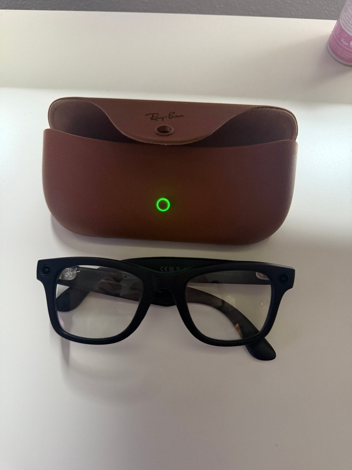 Ray-Ban Meta Wayfarer RW4006 transition lenses GEN 1, Ophalen, Zwart, Zo goed als nieuw, Ray-Ban