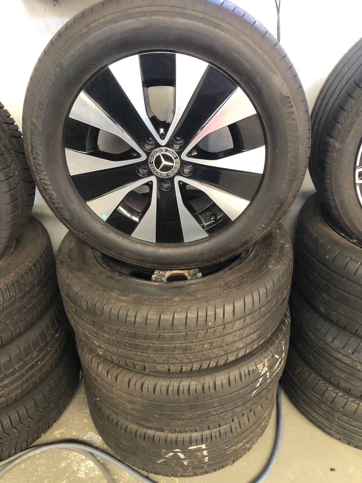 Mercedes Vito Viano velgen 235 55 17, Auto-onderdelen, Banden en Velgen, Ophalen, Bestelwagen, Velg(en), 17 inch