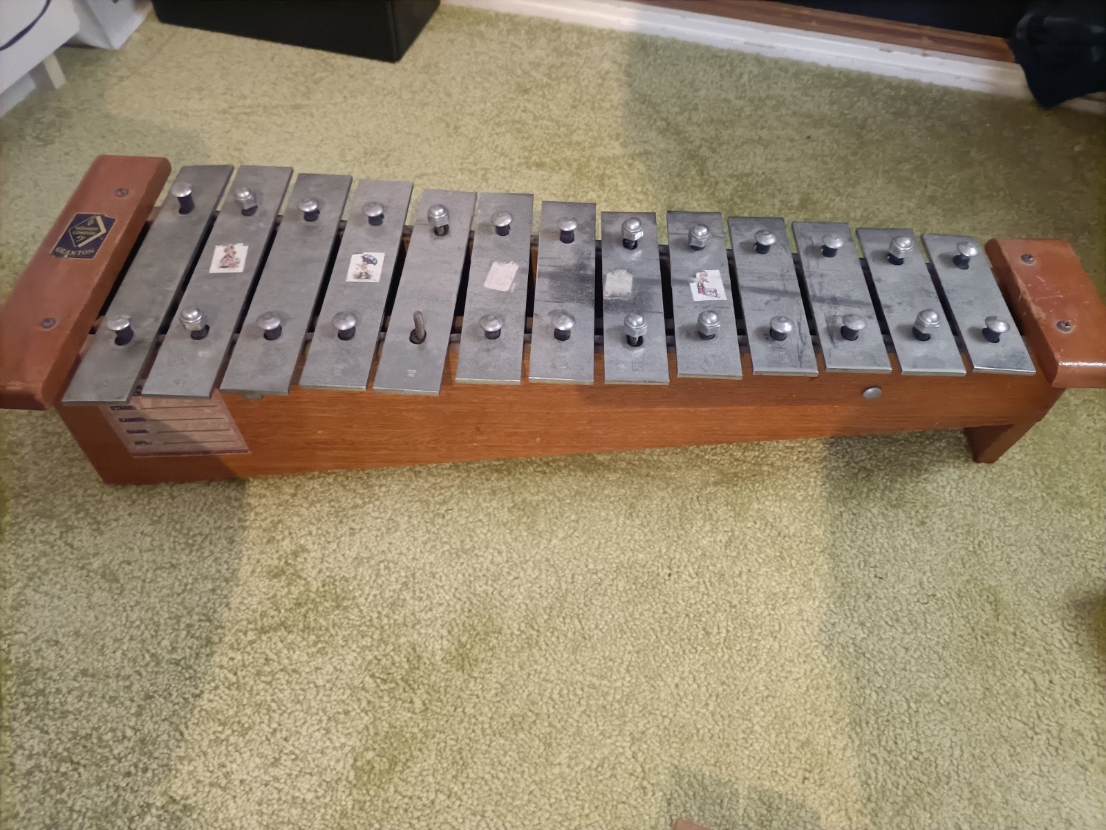 Vintage Xylofoon / Metallofoon - Houten Frame, Muziek en Instrumenten, Ophalen of Verzenden, Gebruikt