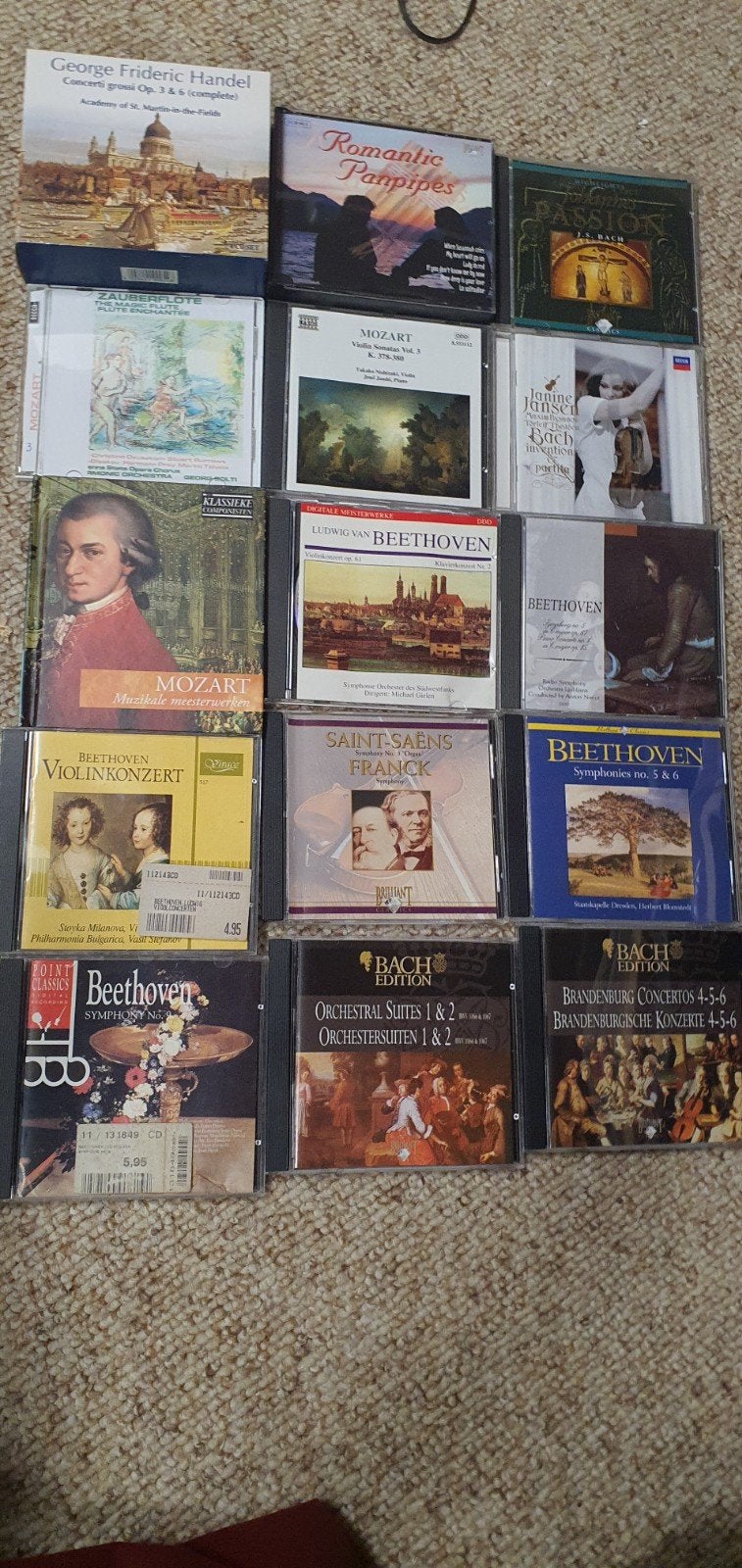 Klassieke CD's: Bach, Beethoven, Mozart, Händel en meer, Gebruikt, Ophalen of Verzenden, Orkest of Ballet, Inclusief doosje