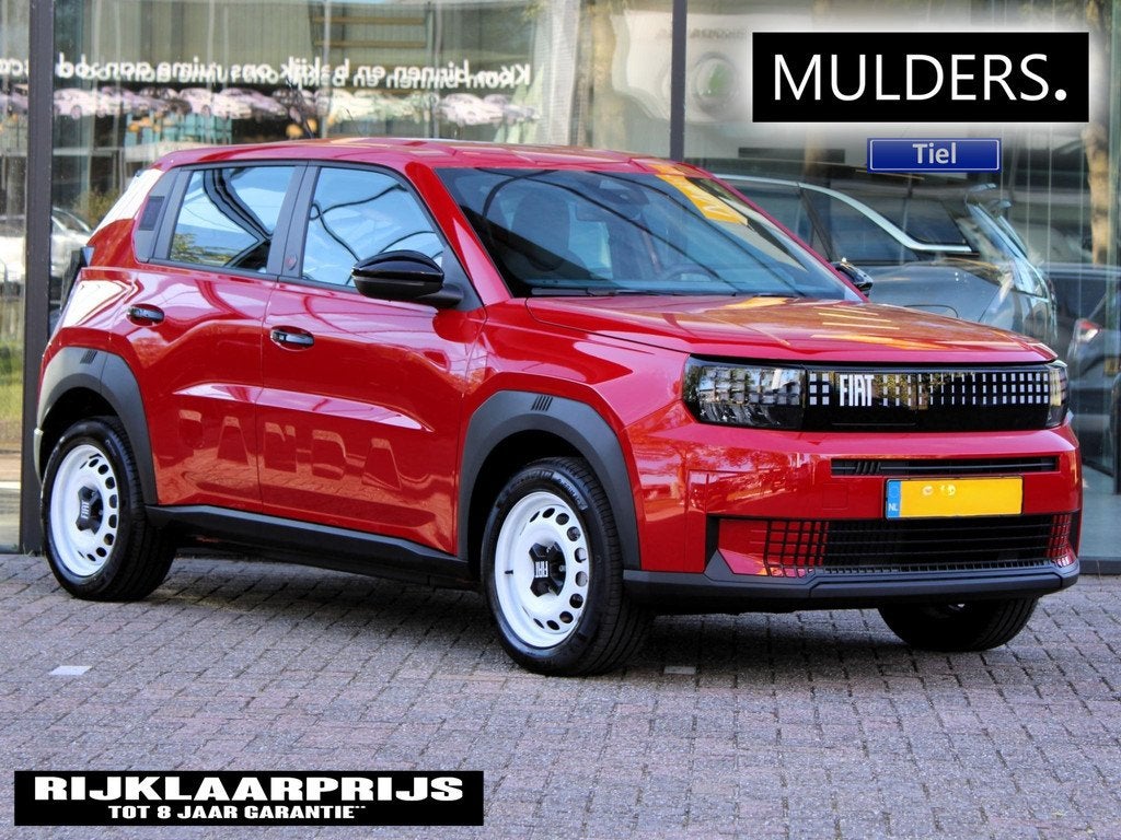 Fiat Grande Panda RED 11kW 44 kWh VOORRAAD KORTING, Auto's, Fiat, 12 maanden, Stof, Panda, Origineel Nederlands