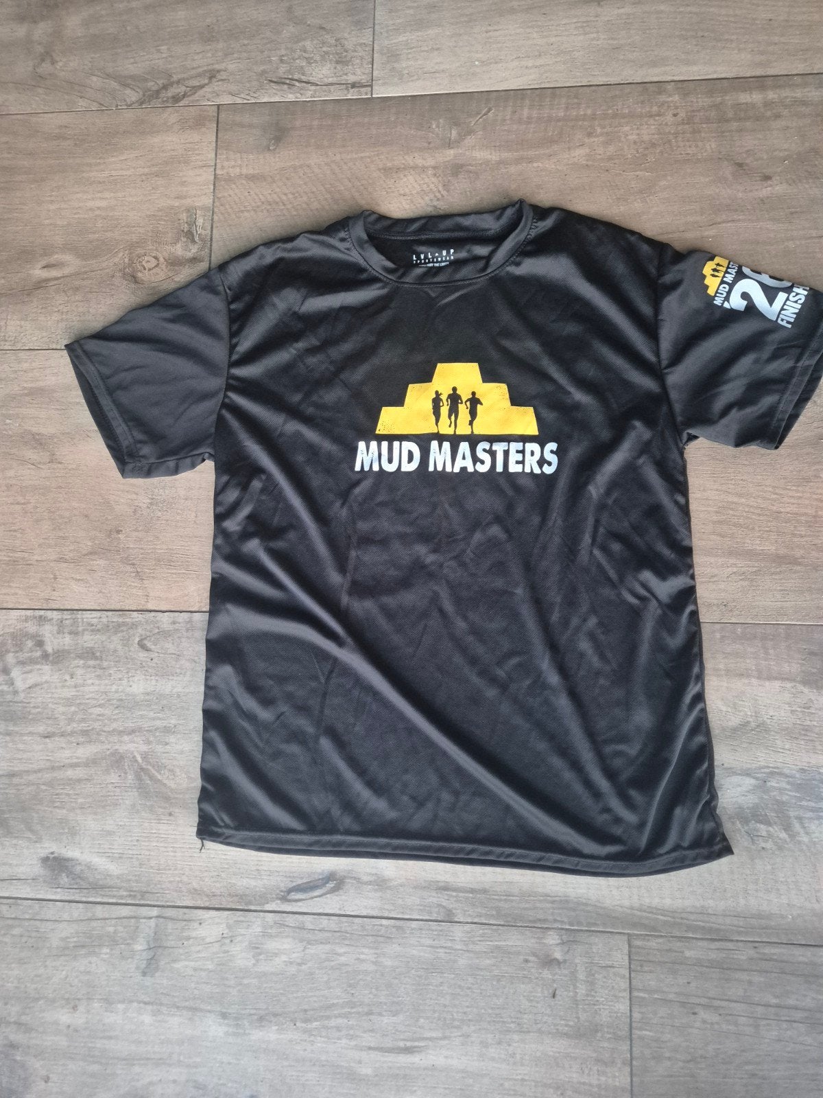 Mud Masters Finisher Shirt - LVL UP Sportswear - Maat L, Maat 52/54 (L), Zwart, Overige typen, Ophalen of Verzenden