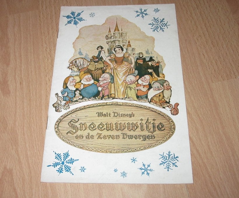 Walt Disney's Sneeuwwitje en de Zeven Dwergen, Verzenden, Sneeuwwitje of Doornroosje, Zo goed als nieuw, Overige typen