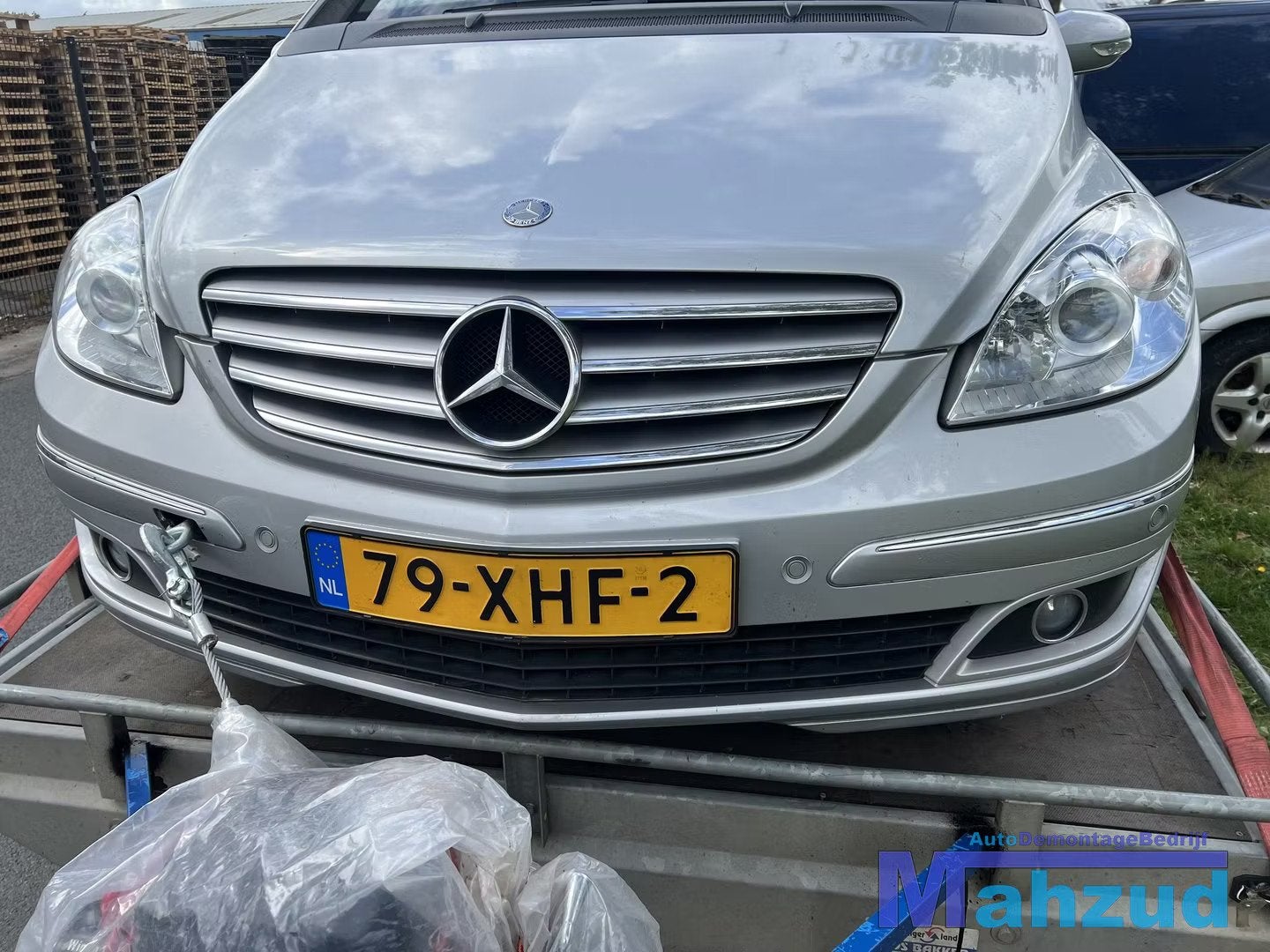 MERCEDES B KLASSE W245 Zilver 761 Voorbumper 2005-2011, Gebruikt, Mercedes-Benz AG, Voor, Mercedes-Benz