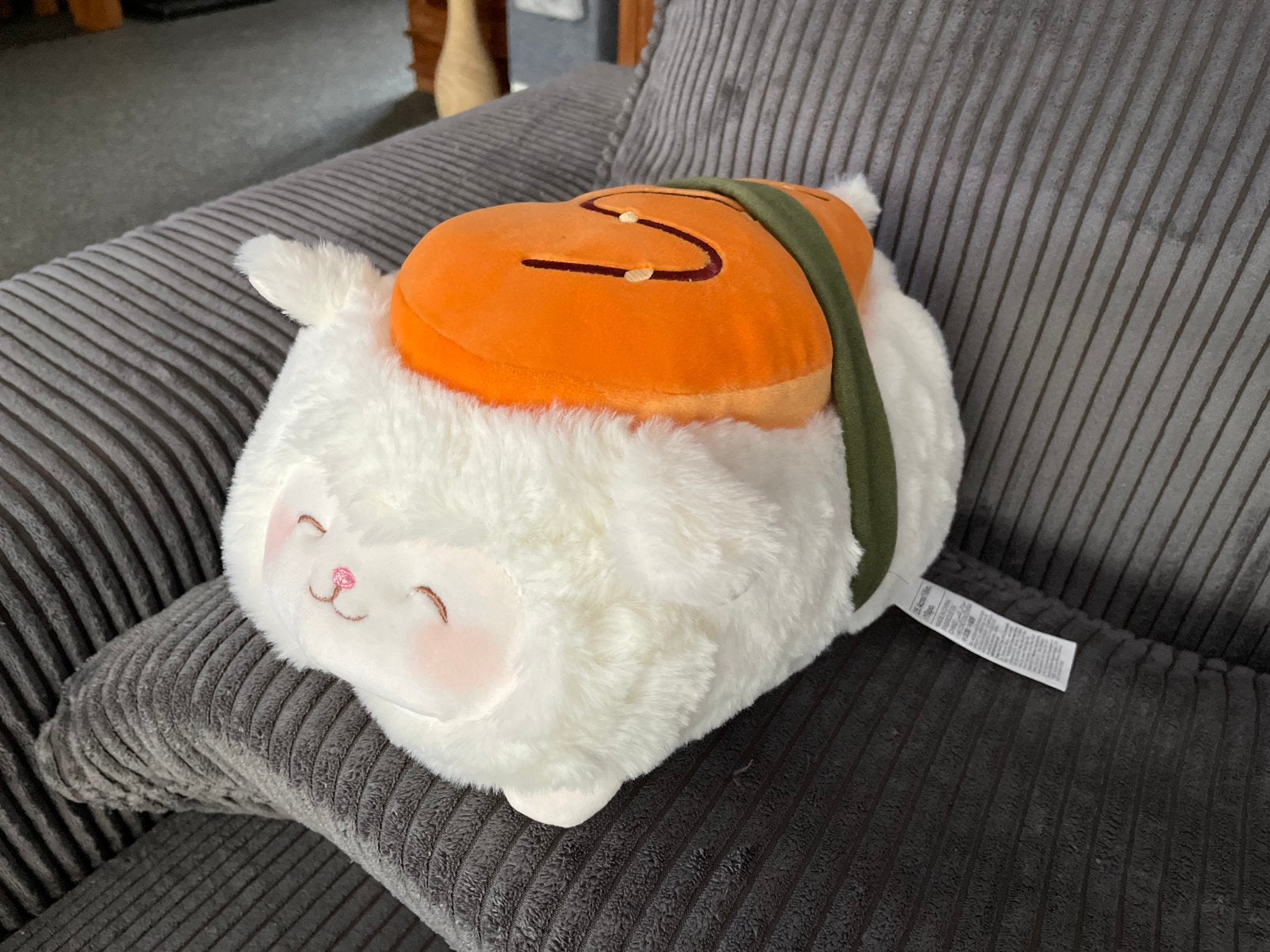 Miniso knuffel plush van Schaap lam sushi 25 cm zgan, Ophalen of Verzenden, Zo goed als nieuw, Overige typen