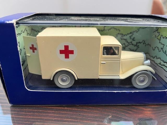 Kuifje auto. Nr. 56 met certificaat Bieden vanaf 20€, Ophalen of Verzenden, Kuifje, Zo goed als nieuw, Beeldje of Figuurtje