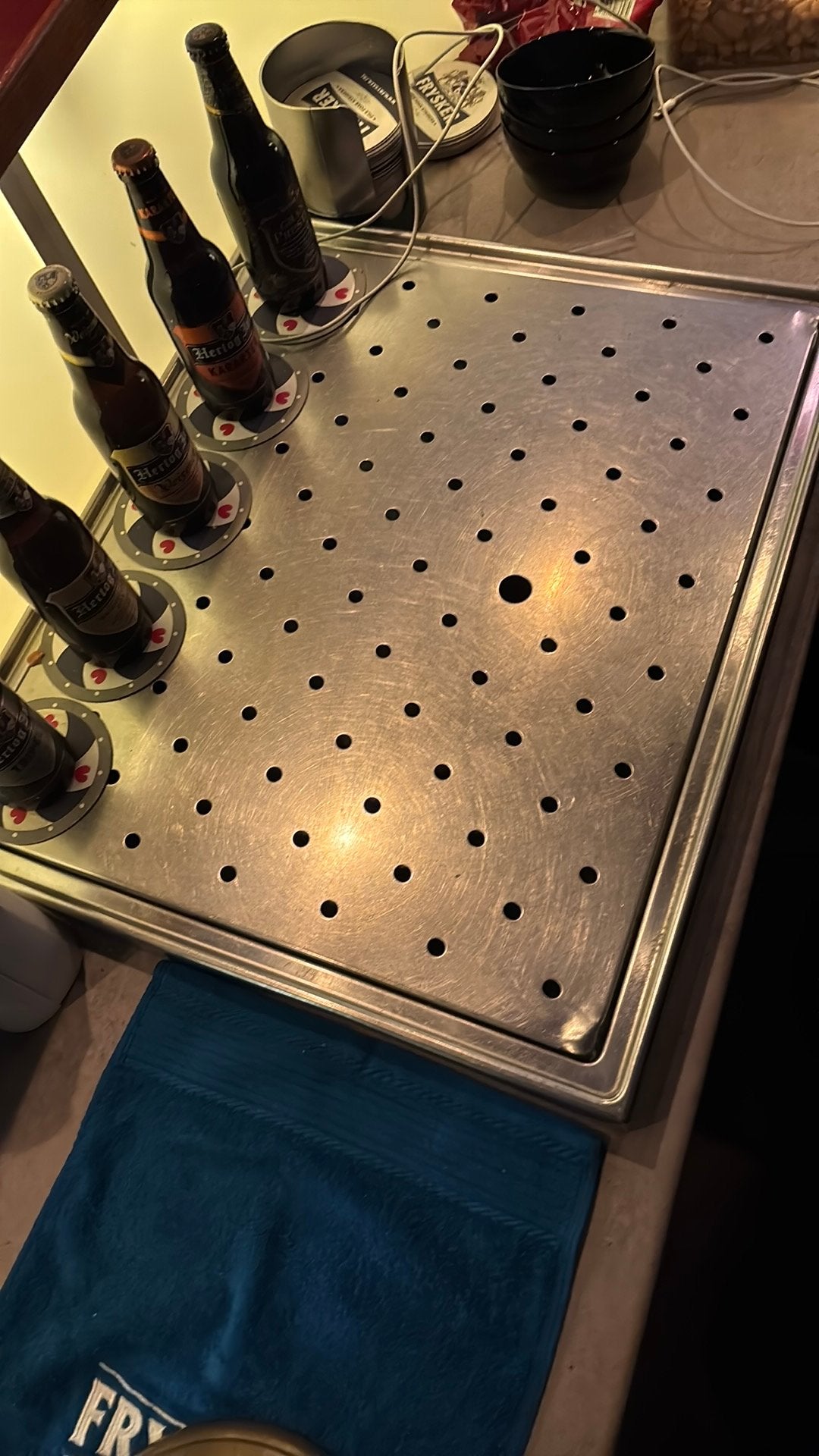 Lekblad 50x60 RVS, Ophalen of Verzenden, Zo goed als nieuw, Overige merken