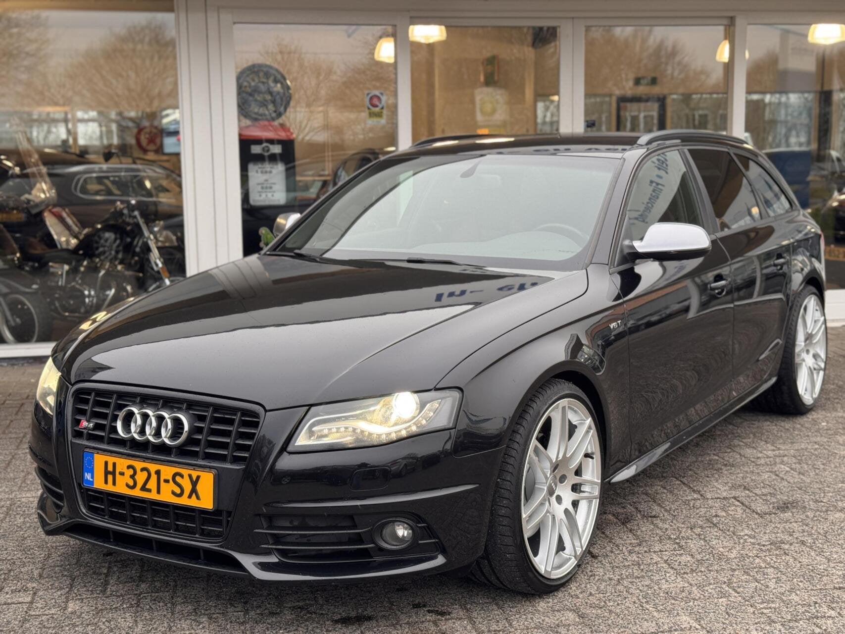 Audi S4 Avant 3.0 TFSI 445pk S4 quattro Pro Line,Leder,Xenon, Automaat, Euro 5, Gebruikt, Zwart