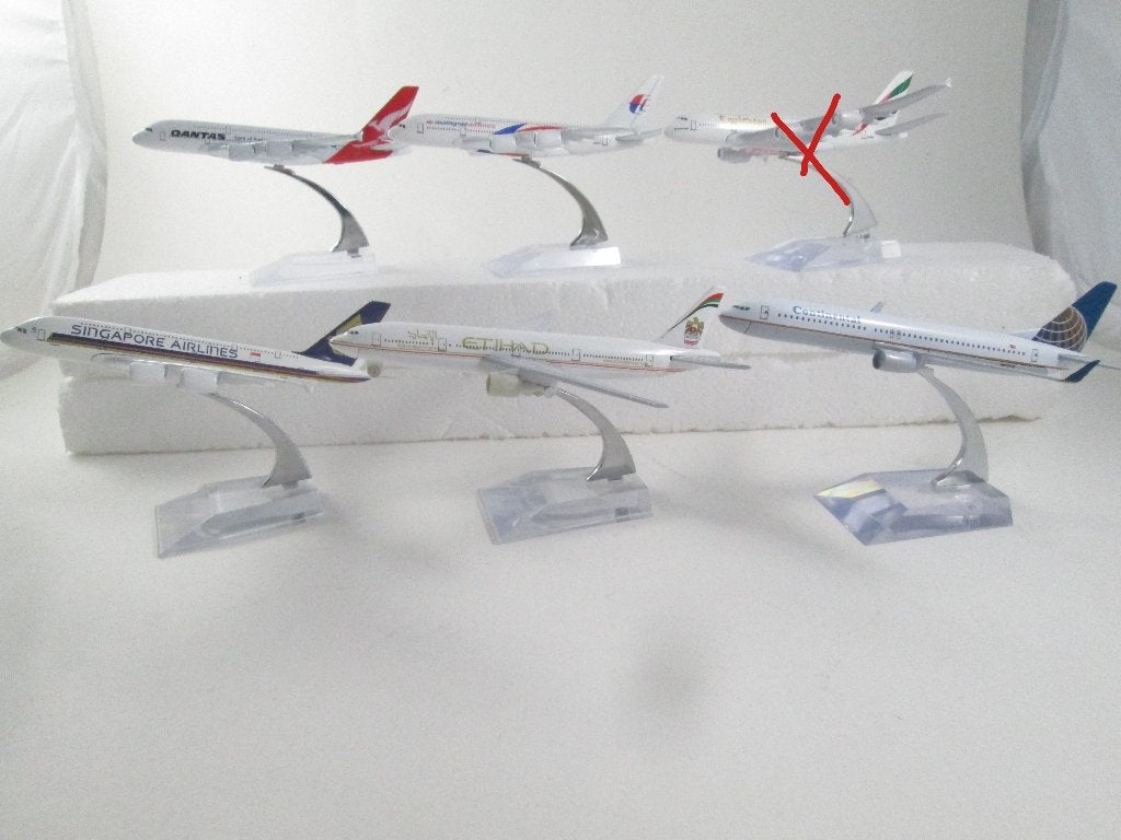 Airbus A380 - Boeing 777 - Boeing 737-800, Ophalen of Verzenden, Nieuw, Schaalmodel