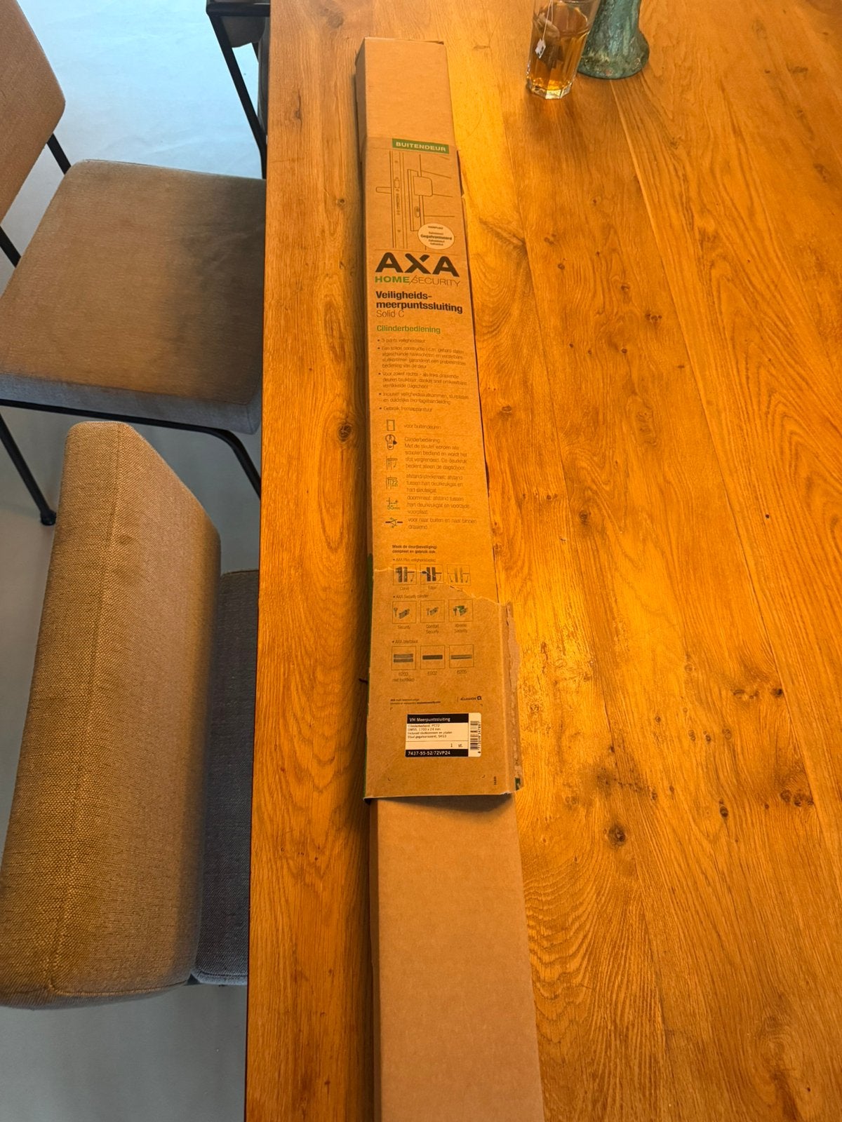 Axa meerpuntssluiting nieuw, Ophalen of Verzenden, Nieuw, Rvs, Slot