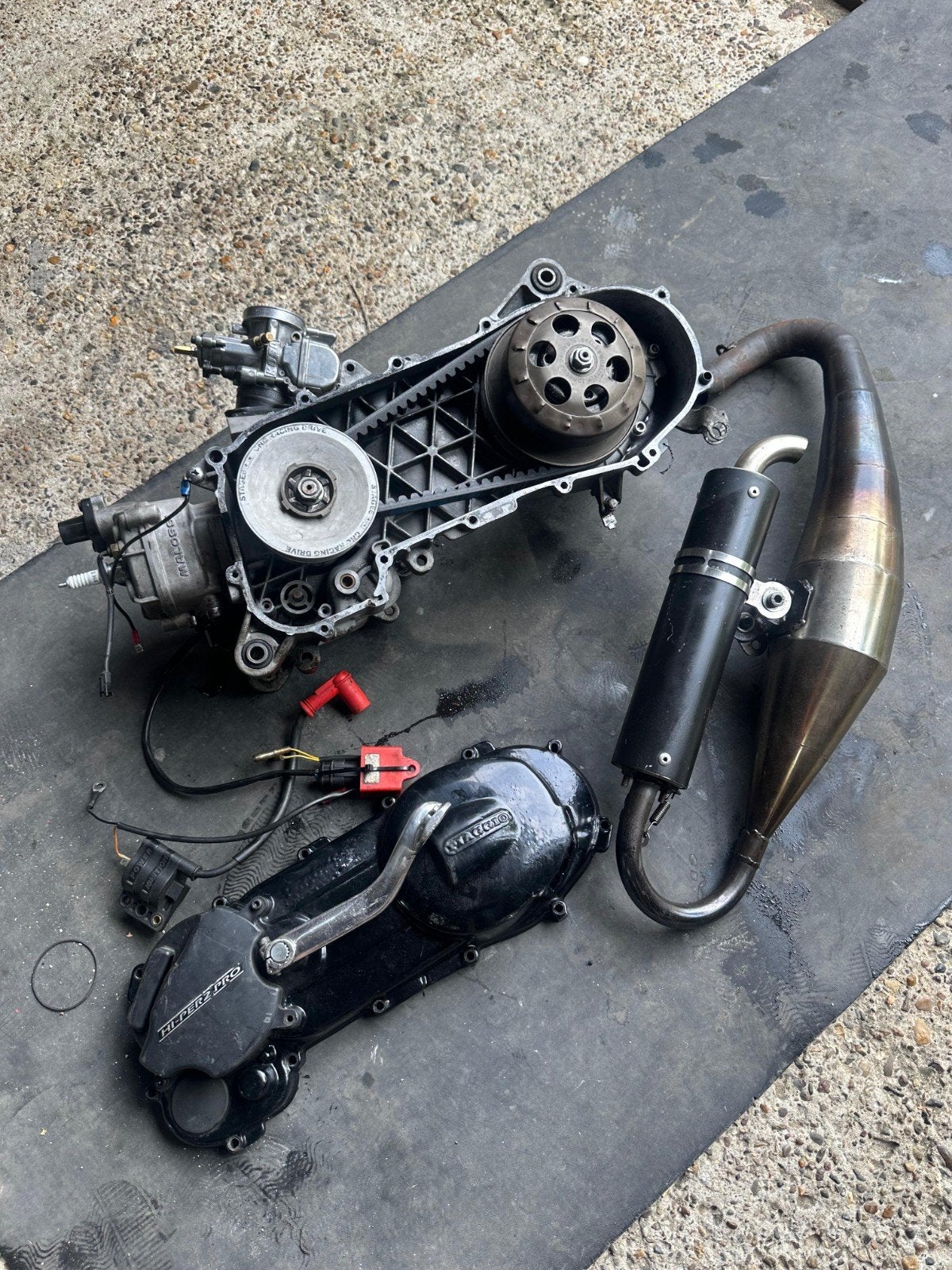 C11 sprinter blok malossi 77 big bore motorblok, Motoren, Ophalen