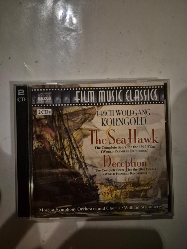 Korngold/Stromberg - The Seahawk/Deception. 2cd. 2007, Ophalen of Verzenden, Gebruikt