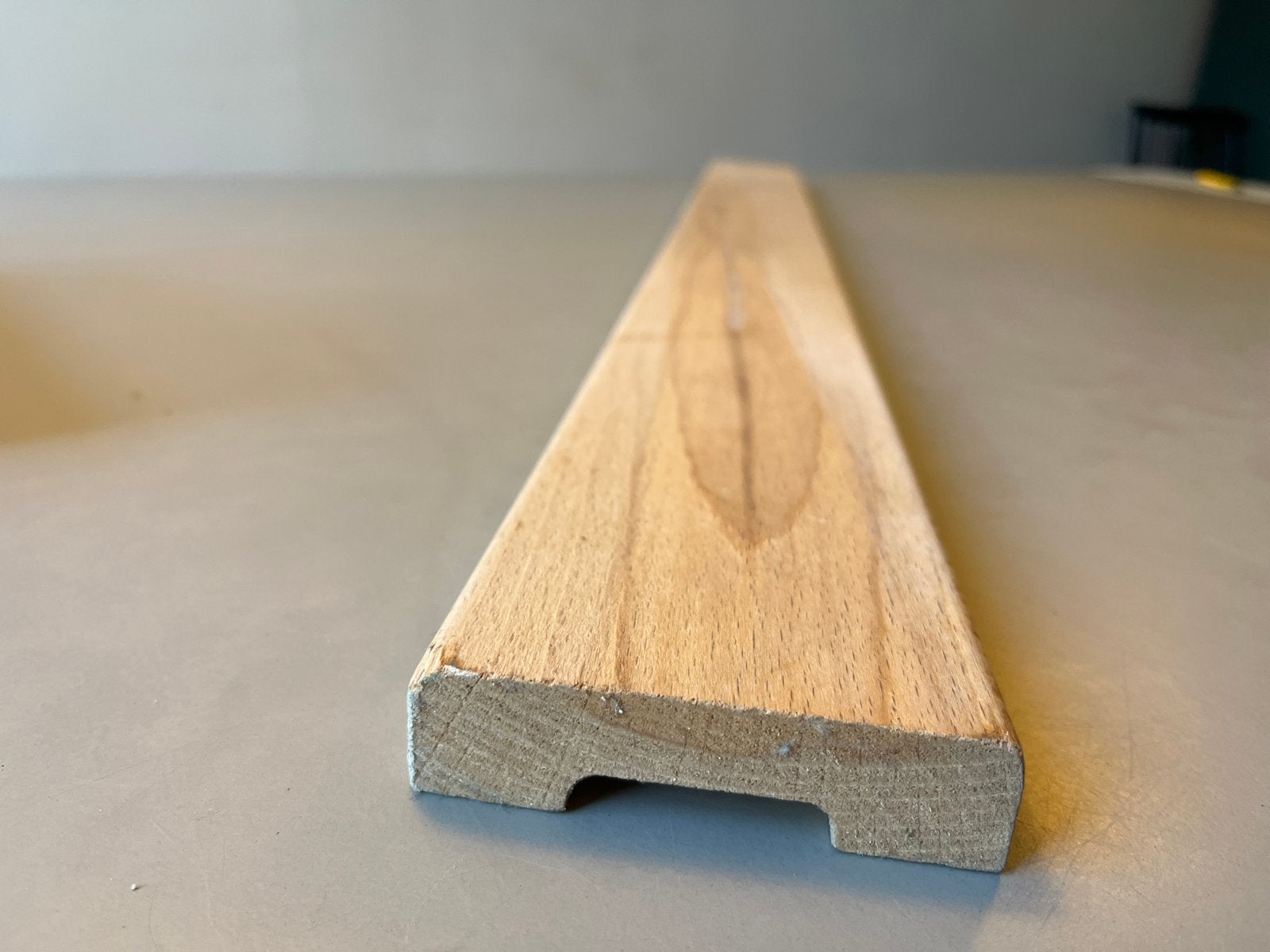 Beuken stofdorpel ongebruikt 22x88x950 mm, Doe-het-zelf en Verbouw, Ophalen, Minder dan 25 mm, Overige typen, Nieuw