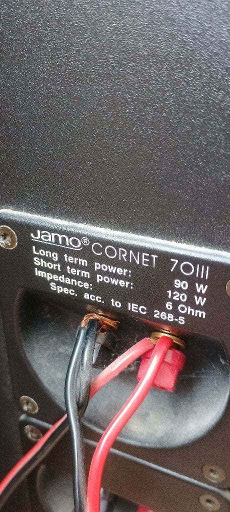 Jamo Luidsprekers cornet 70III, Audio, Tv en Foto, Luidsprekers, Ophalen, Stereo speakers, Gebruikt, 60 tot 120 watt