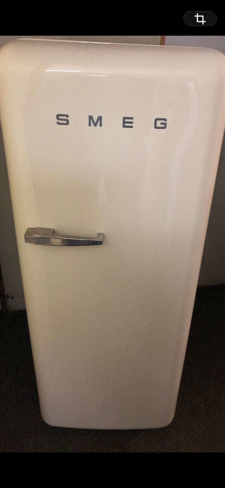 ZGAN smeg koelkast, Ophalen, 200 liter of meer, 160 cm of meer, Zo goed als nieuw