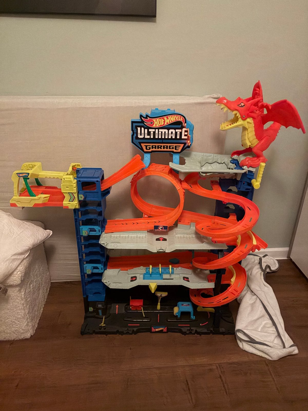 Hot Wheels Ultimate Garage met draak, Ophalen, Gebruikt, Jongen of Meisje