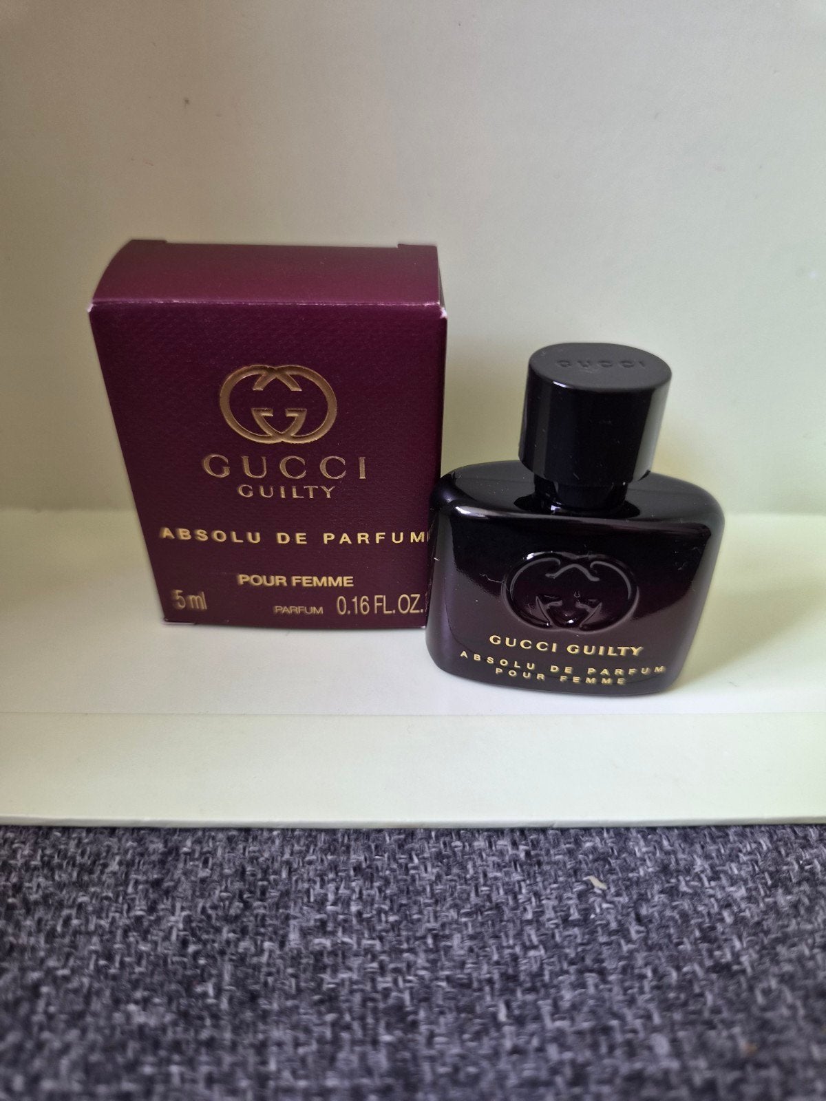 Gucci Guilty absolu de parfum pour femme miniatuur 5ml, Ophalen of Verzenden, Nieuw