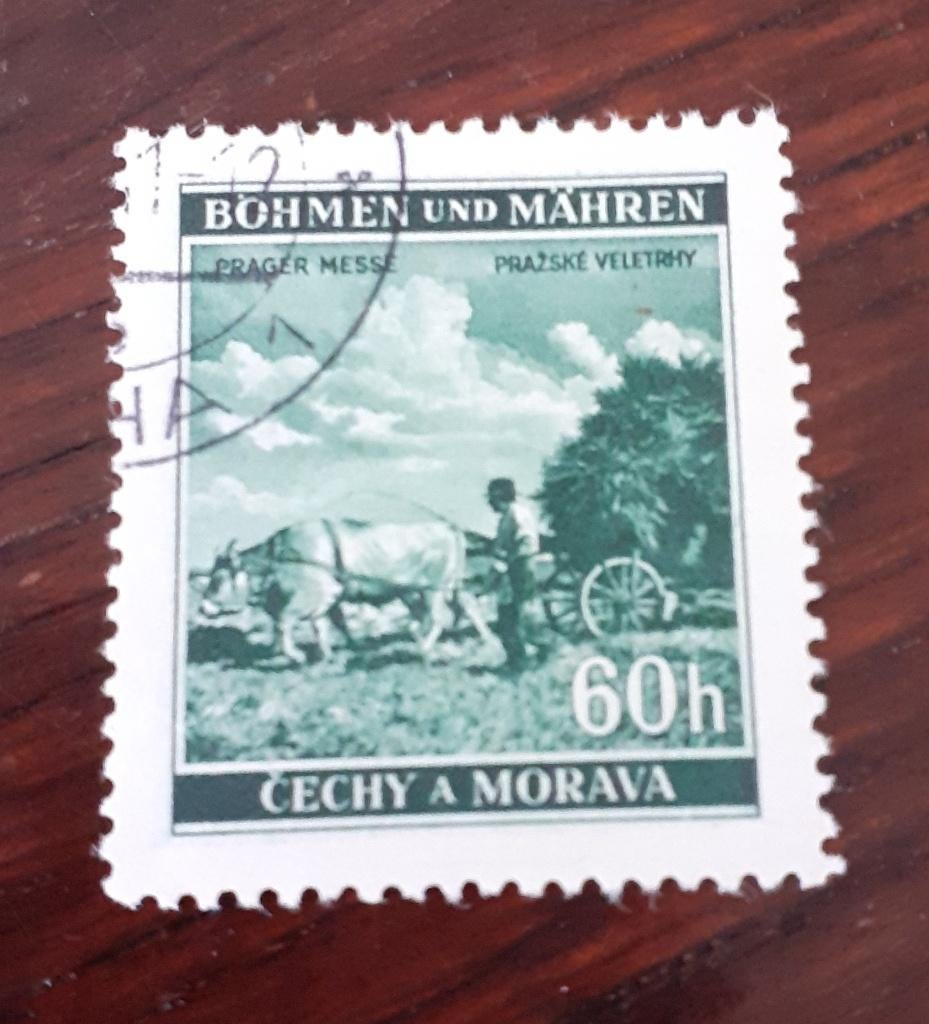 Bohemen & Moravië, mi 76, bieden vanaf € 0,20, Verzenden, Overige periodes, Gestempeld