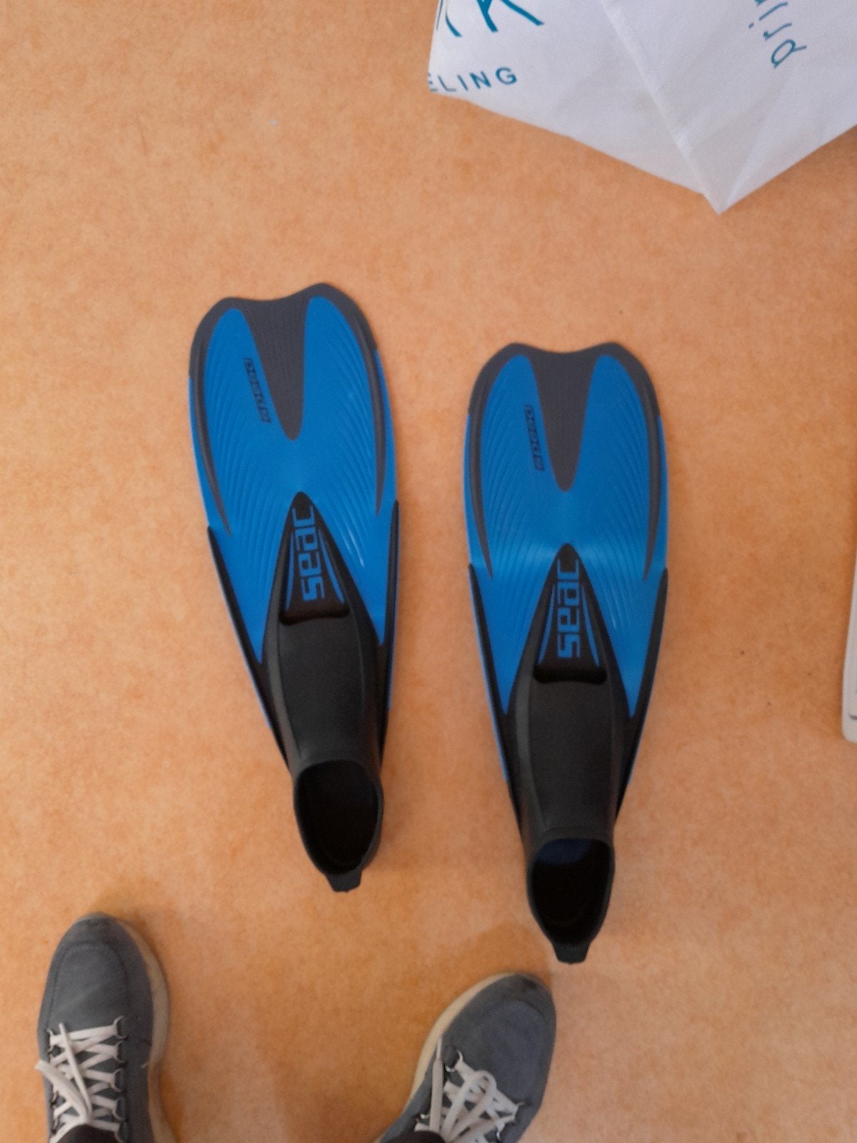 SEAC Zwemvliezen - Maat 38-39, Watersport en Boten, Ophalen of Verzenden, Gebruikt, Zwem- of Duikvliezen