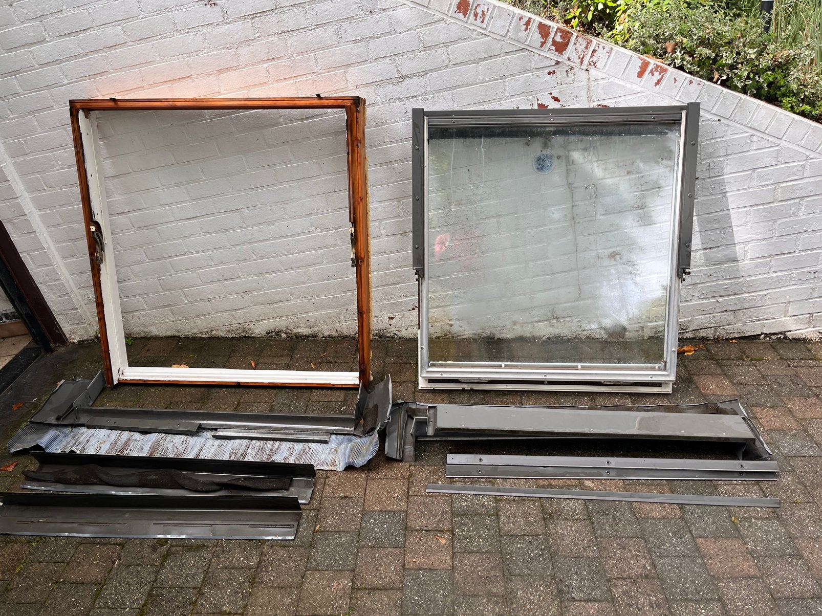 Velux Sk06 ggl 114x118 dakraam, Ophalen, Dubbelglas, Gebruikt, 80 tot 120 cm