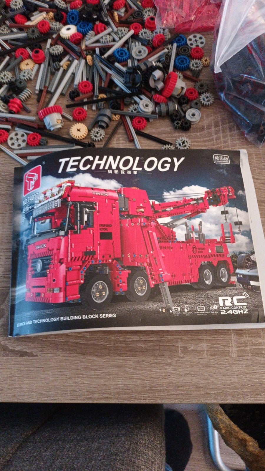Grote sleepwagen (MOC), Auto, Groter dan 1:32, Zo goed als nieuw, Ophalen