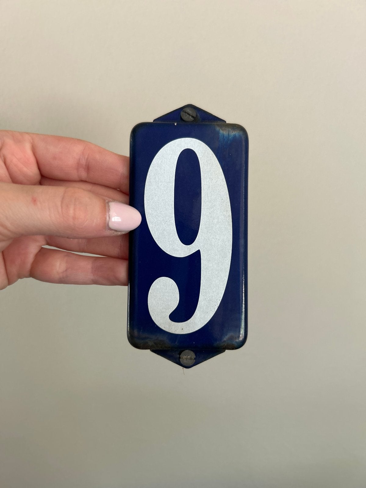 Huisnummer Plaatje - Nummer 9, Ophalen of Verzenden