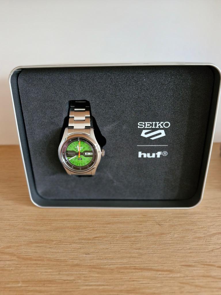 Seiko Huf Limited Edition Horloge - Nieuw & Ongedragen, Staal, Polshorloge, Nieuw, Ophalen of Verzenden