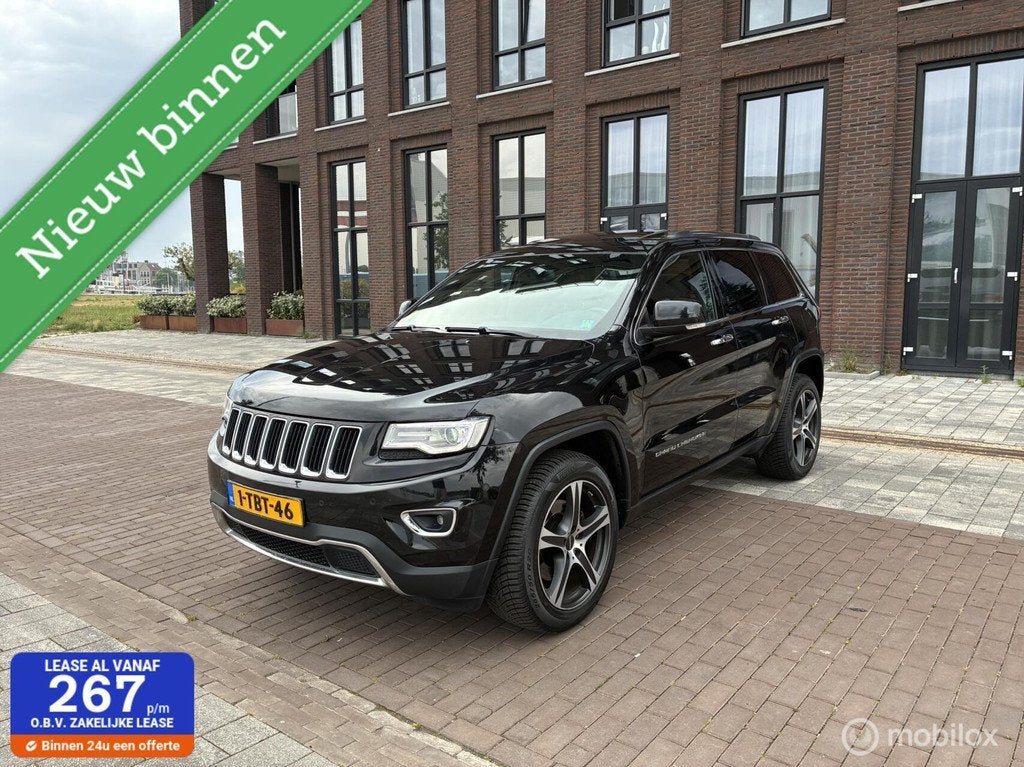 Jeep Grand Cherokee 3.0CRD Limited 4X4 Pano km185.990 BJ2014, Euro 5, Gebruikt, 3325 kg, Bedrijf