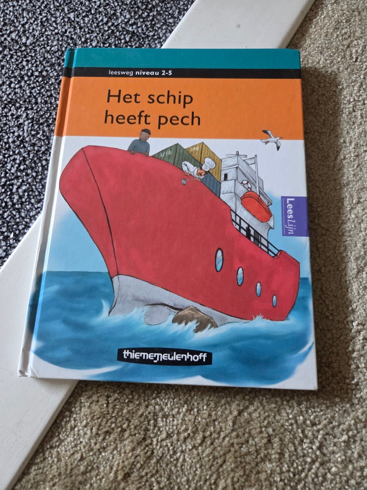 Het schip heeft pech - Leesweg niveau 2-5, Ophalen of Verzenden, Zo goed als nieuw, Onbekend, Fictie algemeen