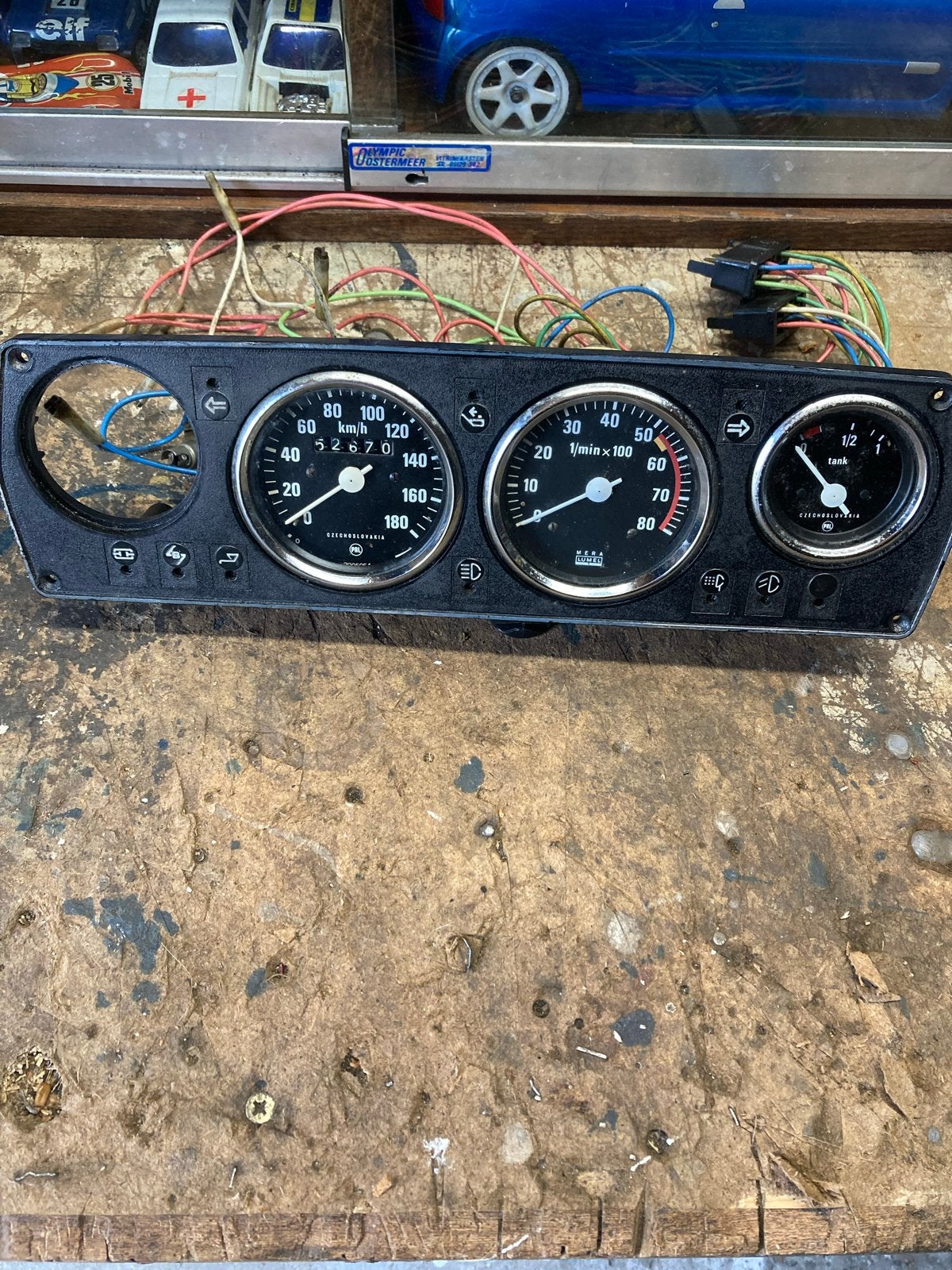 Tellers unit Skoda 105/120 Oldtimer, Auto-onderdelen, Ophalen, Gebruikt, Skoda