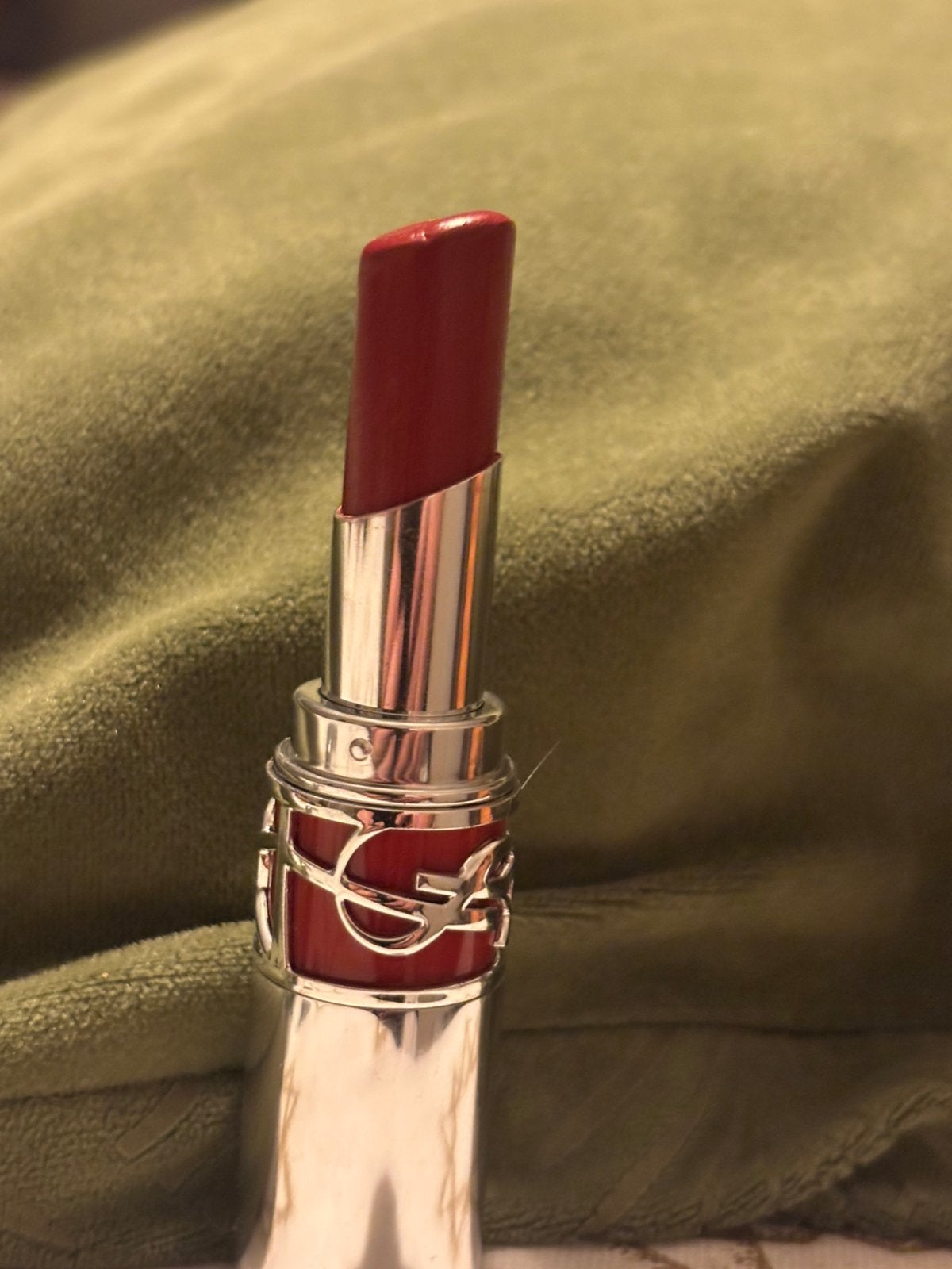YSL Loveshine Berry Crush lipstick NR 12,zgaan, Ophalen of Verzenden, Zo goed als nieuw, Make-up, Overige kleuren