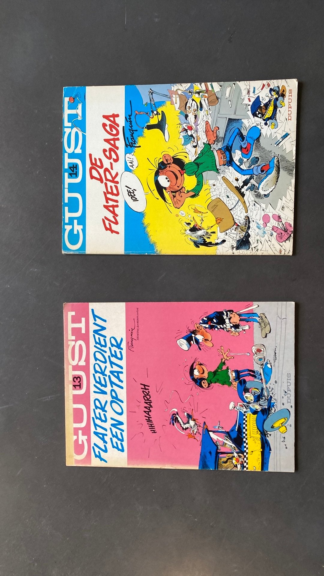 Guust Flater 13 + 14 Dupuis - Flater-saga / optater, Boeken, Strips | Comics, Ophalen of Verzenden, Gelezen